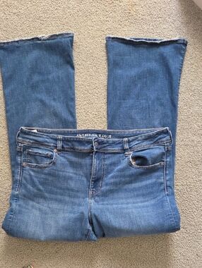 American Eagle Outfitters Medium Blue Wide Leg Jeans
